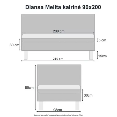 Lova Melita, kairinė