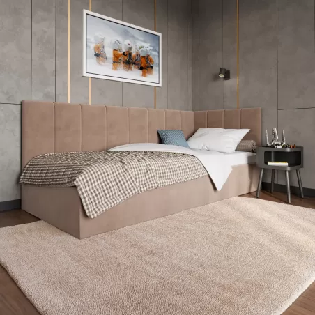 Lova Luka be patalynės dėžės, kairinė