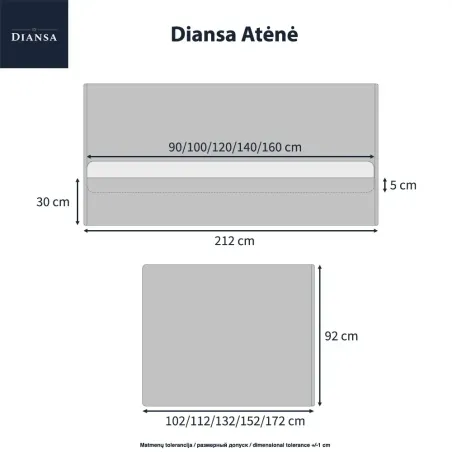 Lova Atėnė, dešininė