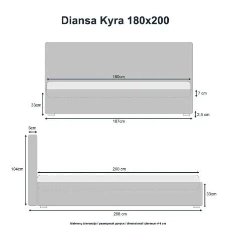 Lova Kyra 180x200 Avalon 01