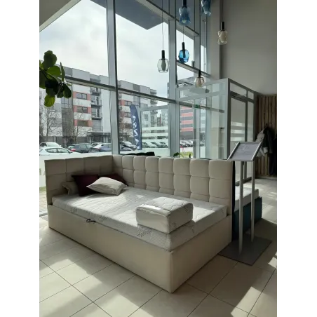 Lova Atėnė dešininė 100x200 Opera 05 + čiužinys Kids Comfort