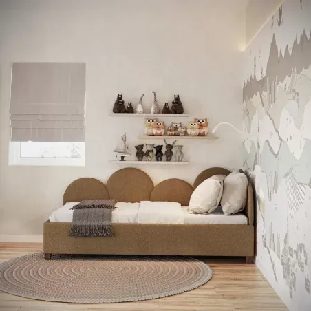 Lova Adrija kairinė 90x200 Now or never 61 + čiužinys Kids Comfort