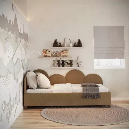 Lova Adrija dešininė 90x200 Now or never 56 + čiužinys Kids Comfort