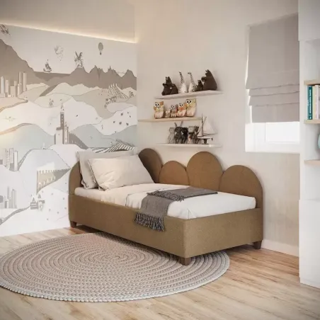 Lova Adrija dešininė 90x200 Now or never 03 + čiužinys Kids Comfort