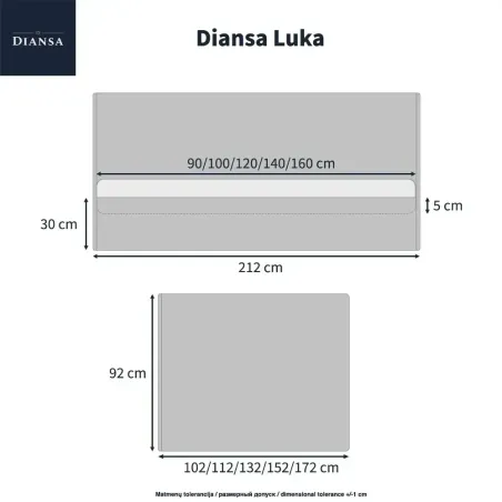 Luka Luka dešininė 90x200 Everest 07