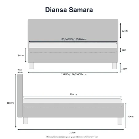Lova Samara 160x200 Bergen 02